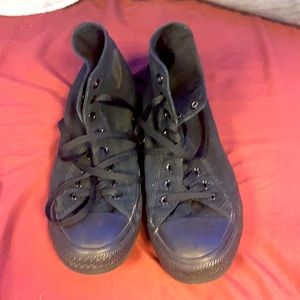 All black converses